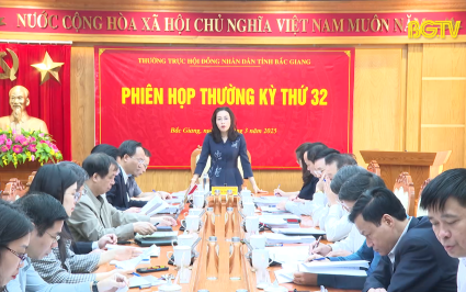 Phi&ecirc;n họp thường kỳ của Thường trực HĐND tỉnh