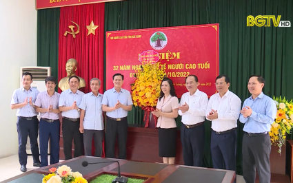 Ph&oacute; B&iacute; thư Thường trực Tỉnh uỷ thăm, ch&uacute;c mừng Hội Người cao tuổi tỉnh