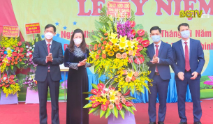 Ph&oacute; B&iacute; thư Trường trực Tỉnh uỷ dự lễ kỷ niệm ng&agrave;y Nh&agrave; gi&aacute;o Việt Nam