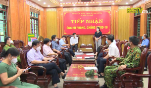 Ph&oacute; B&iacute; thư TT Tỉnh ủy kiểm tra c&ocirc;ng t&aacute;c ph&ograve;ng, chống dịch tại Y&ecirc;n Thế