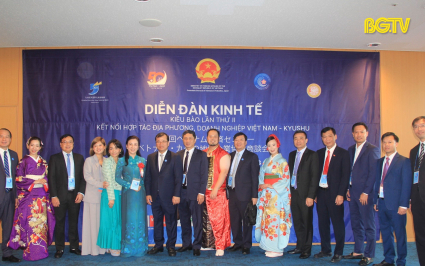 Bắc Giang tham dự Diễn đ&agrave;n Kinh tế Kiều b&agrave;o to&agrave;n cầu lần thứ II tại Nhật Bản