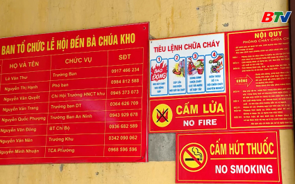 Phổ biến kiến thức: Ph&ograve;ng chống ch&aacute;y nổ ở c&aacute;c lễ hội đầu xu&acirc;n