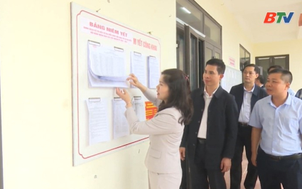 Ph&oacute; chủ tịch HĐND kiểm tra c&ocirc;ng t&aacute;c bầu cử tại Hợp Thịnh v&agrave; Xu&acirc;n Cẩm 
