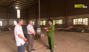 Ph&ograve;ng chống ch&aacute;y nổ tại cơ sở chế biến gỗ