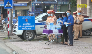Ph&ograve;ng chống dịch Covid-19 khi TTKS giao th&ocirc;ng