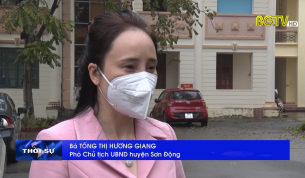 Sơn Động nhanh ch&oacute;ng chỉ đạo ph&ograve;ng, chống dịch ngay sau khi ph&aacute;t hiện ca nhiễm COVID-19 