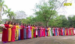 Phụ nữ Bắc Giang hưởng ứng tuần lễ &aacute;o d&agrave;i