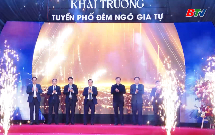 Phường Kinh Bắc khai trương tuyến phố đ&ecirc;m Ng&ocirc; Gia Tự 