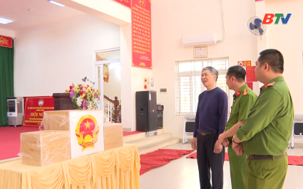 Phường Từ Sơn đảm bảo an ninh an to&agrave;n cho ng&agrave;y bầu cử
