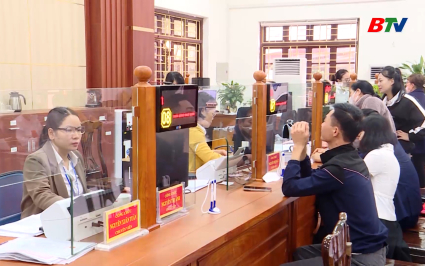 Phường V&otilde; Cường đứng thứ 5 to&agrave;n tỉnh về giải quyết thủ tục h&agrave;nh ch&iacute;nh