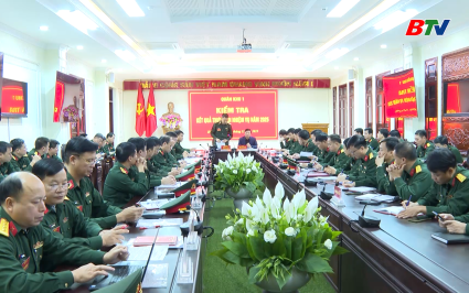 Qu&acirc;n khu 1 kiểm tra kết quả thực hiện nhiệm vụ của Bộ CHQS tỉnh Bắc Ninh 