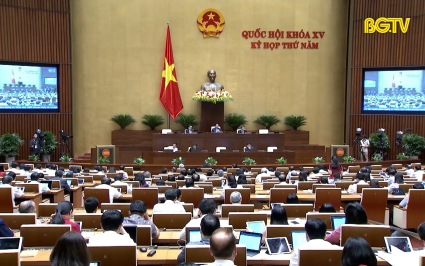 Quốc hội thảo luận tại hội trường về Luật đấu thầu