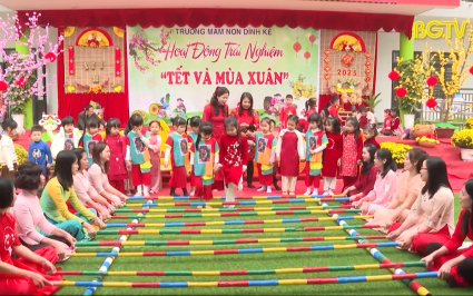 Rộn r&agrave;ng hoạt động trải nghiệm &ldquo;Tết v&agrave; m&ugrave;a xu&acirc;n&rdquo;  