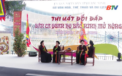 Sẵn s&agrave;ng Hội thi h&aacute;t đối đ&aacute;p Quan họ đầu xu&acirc;n