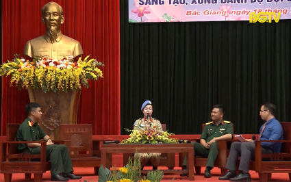 Sĩ quan trẻ Bắc Giang ph&aacute;t huy tinh thần xung k&iacute;ch, s&aacute;ng tạo