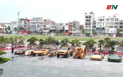 Si&ecirc;u xe gỗ tại Đại hội Thi đua y&ecirc;u nước tỉnh Bắc Ninh