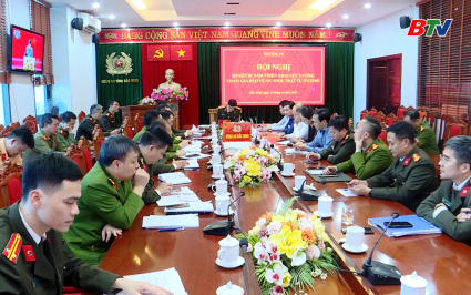Sơ kết 1 năm triển khai lực lượng tham gia bảo vệ an ninh, trật tự ở cơ sở