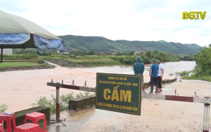 Sơn Động chủ động ứng ph&oacute; ho&agrave;n lưu cơn b&atilde;o số 2
