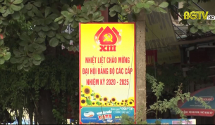 Sơn Động đẩy mạnh tuy&ecirc;n truyền ch&agrave;o mừng Đại hội Đảng