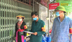 Sơn Động ph&aacute;t huy vai tr&ograve; ph&ograve;ng, chống dịch của tổ Covid cộng đồng