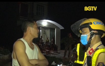 Sơn Động: Tăng cường xử l&yacute; l&aacute;i xe vi phạm nồng độ cồn 