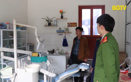 Sơn Động: Xử phạt cơ sở nha khoa H&agrave; Đĩnh 35 triệu đồng