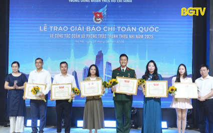 Đ&agrave;i PTTH Bắc Giang c&oacute; t&aacute;c phẩm đạt giải Giải b&aacute;o ch&iacute; to&agrave;n quốc về C&ocirc;ng t&aacute;c Đo&agrave;n v&agrave; phong tr&agrave;o thanh thiếu nhi