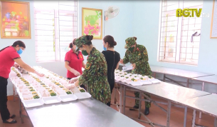 T&acirc;n Y&ecirc;n: Đảm bảo dinh dưỡng cho người d&acirc;n tại khu c&aacute;ch ly tập trung