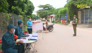 T&acirc;n Y&ecirc;n: Ph&aacute;t huy hiệu quả của c&aacute;c chốt kiểm so&aacute;t dịch Covid-19