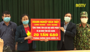 Tặng 50 tấn gạo cho c&aacute;c khu c&aacute;ch ly ph&ograve;ng chống dịch Covid-19