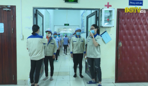 T&acirc;n Y&ecirc;n tăng cường ph&ograve;ng, chống dịch Covid- 19, đảm bảo an to&agrave;n cho người lao động