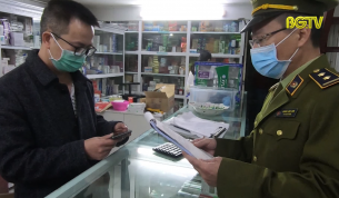 Tăng cường quản l&yacute; thị trường nước s&aacute;t khuẩn, khẩu trang