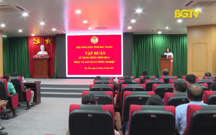 Tập huấn ứng dụng CNTT v&agrave;o sản xuất n&ocirc;ng nghiệp