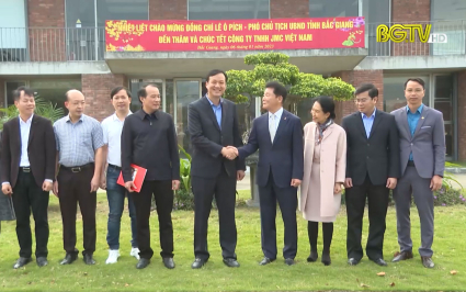 Bắc Giang: Thăm, ch&uacute;c Tết doanh nghiệp FDI 