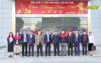 Thăm, ch&uacute;c Tết doanh nghiệp FDI