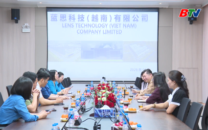 Thăm, động vi&ecirc;n c&ocirc;ng nh&acirc;n tại KCN Quang Ch&acirc;u 