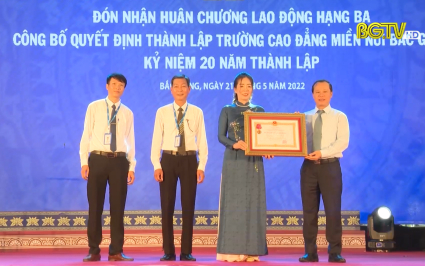 Th&agrave;nh lập trường Cao đẳng Miền n&uacute;i Bắc Giang