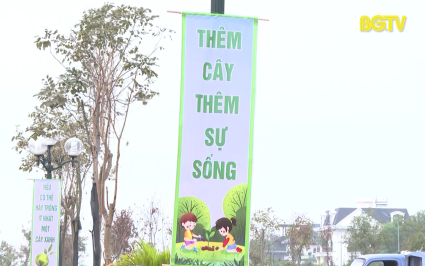Th&agrave;nh phố Bắc Giang ph&aacute;t động Tết trồng c&acirc;y năm 2024
