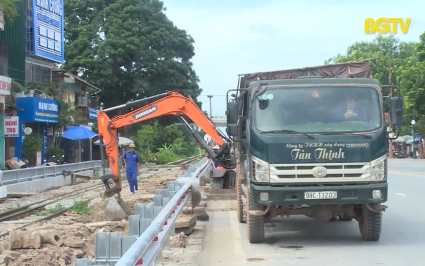 Th&agrave;nh phố Bắc Giang x&oacute;a bỏ đường ngang, lối mở tr&ecirc;n đường sắt