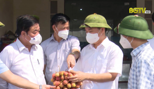 Th&aacute;o gỡ kh&oacute; khăn, th&uacute;c đẩy ti&ecirc;u thụ vải thiều