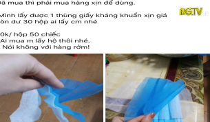 Thị trường khẩu trang tr&ecirc;n mạng x&atilde; hội s&ocirc;i động trở lại