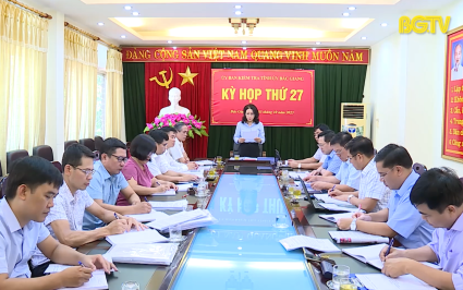 Th&ocirc;ng c&aacute;o b&aacute;o ch&iacute; Kỳ họp thứ 27 của Ủy ban kiểm tra Tỉnh ủy kh&oacute;a XIX