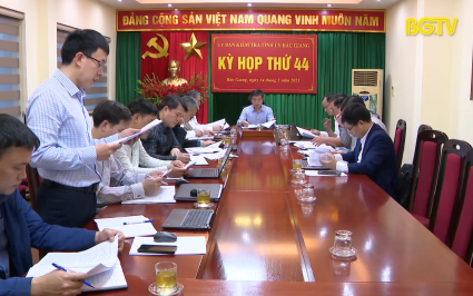 Th&ocirc;ng c&aacute;o b&aacute;o ch&iacute; Kỳ họp thứ 44 của Ủy ban Kiểm tra Tỉnh ủy