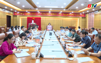 Thống nhất nội dung, chương tr&igrave;nh kỳ họp chuy&ecirc;n đề HĐND tỉnh 