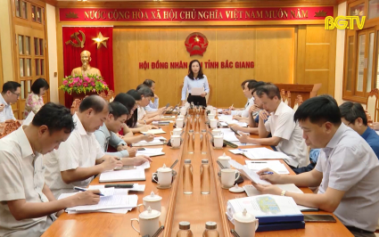 Thống nhất nội dung kỳ họp thứ 27 HĐND tỉnh