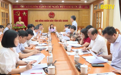 Thống nhất nội dung tổ chức Kỳ họp thứ 16 HĐND tỉnh kh&oacute;a XIX  