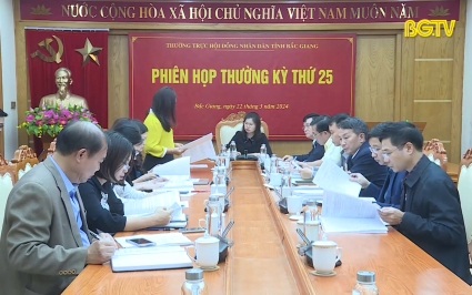 Thường trực HĐND tỉnh họp phi&ecirc;n thường kỳ