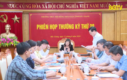 Thường trực HĐND tỉnh họp phi&ecirc;n thường kỳ th&aacute;ng 8