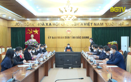Thường trực UBND tỉnh gặp mặt Văn ph&ograve;ng, qu&aacute;n triệt nhiệm vụ đầu năm