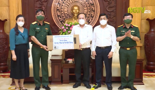 Bắc Giang: Tiếp nhận ủng hộ của Bộ Quốc ph&ograve;ng
